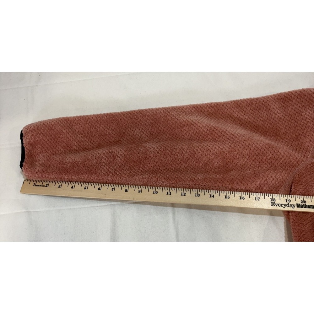 SIMPLY SOUTHERN LONG SLEEVE SOFT SHERPA Coral Pink PULLOVER SWEATSHIRT L Large - Picture 8 of 10
